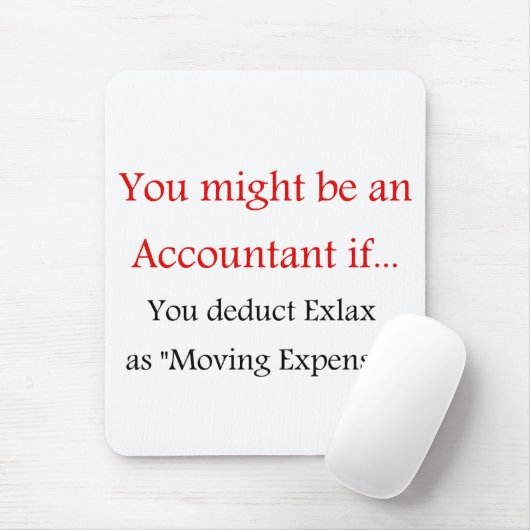 Tapis de souris de comptable (Avec souris)