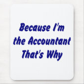 Tapis de souris de comptable (Devant)