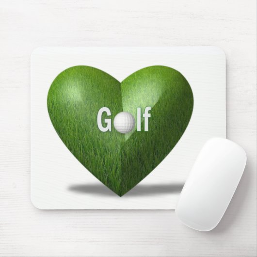 Tapis de souris de conception d'amant de golf (Avec souris)