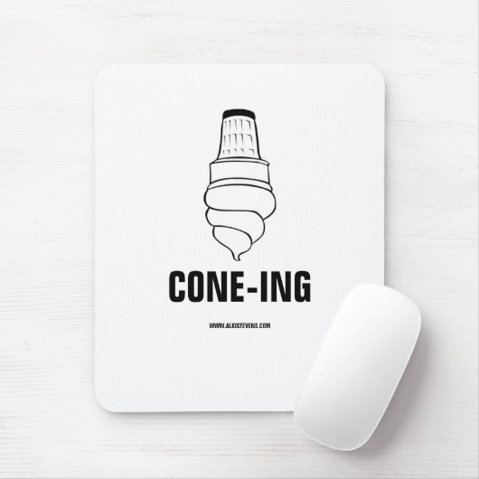 TAPIS DE SOURIS DE CONE-ING (Avec souris)