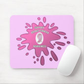 TAPIS DE SOURIS DE CONSCIENCE DE CANCER DU SEIN (Avec souris)