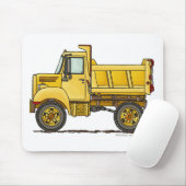 Tapis de souris de construction de camion à benne (Avec souris)