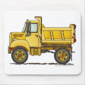 Tapis de souris de construction de camion à benne (Devant)