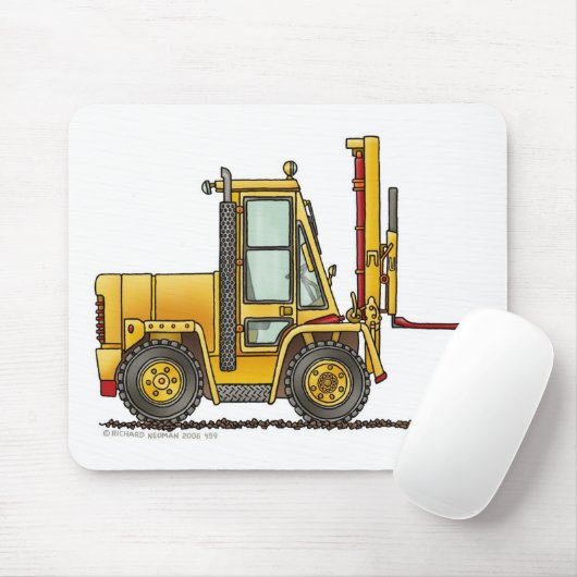 Tapis de souris de construction de chariot (Avec souris)