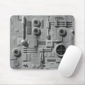 Tapis de souris de coque de faucon (Avec souris)