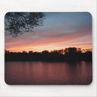 Tapis de souris de coucher du soleil