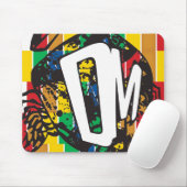 Tapis de souris de couleur de DM (Avec souris)