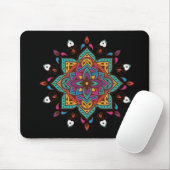 Tapis De Souris de couleur "Mandala" (Avec souris)