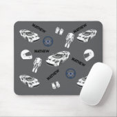 Tapis de souris de course automobile (Avec souris)