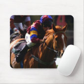 Tapis de souris de course de chevaux (Avec souris)