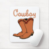 Tapis de souris de cowboy (Avec souris)
