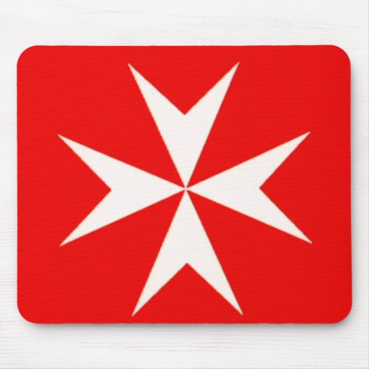 TAPIS DE SOURIS de croix maltaise (Devant)