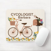 Tapis de souris de cycliste Cycologiste (Avec souris)