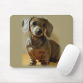 tapis de souris de daschund (Avec souris)