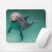 Tapis de souris de dauphin (Avec souris)