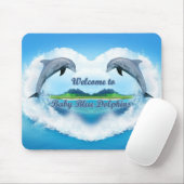 Tapis de souris de dauphin de bleus layette (Avec souris)