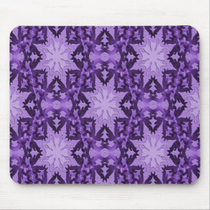 Tapis De Souris De délicieux flocons de neige en Lavande...