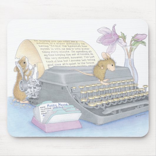 Tapis de souris de Designs® de Maison-Souris (Devant)