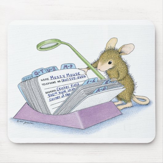 Tapis de souris de Designs® de Maison-Souris (Devant)