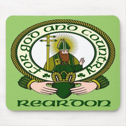 Tapis de souris de devise de clan de Reardon (Devant)