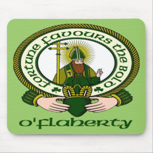 Tapis de souris de devise de clan d'O'Flaherty