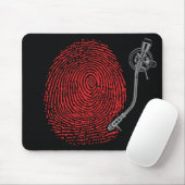 Tapis de souris de disque de thumbprint d'Emek (Avec souris)