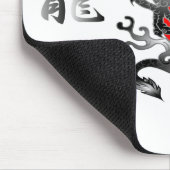 Tapis de souris de dragon du feu de drapeau du (Coin)