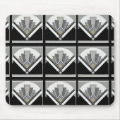 Tapis de souris de fan d'art déco (Devant)