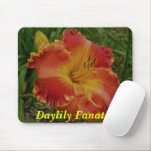 Tapis de souris de fanatique de Daylily (Avec souris)