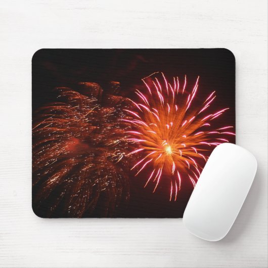 tapis de souris de feu d'artifice (Avec souris)