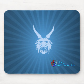 Tapis de souris de feu d'enfer