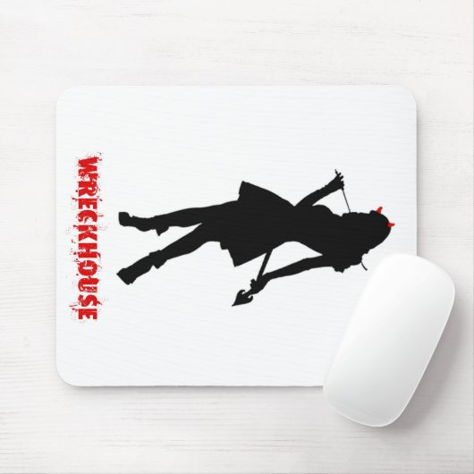Tapis de souris de fille de diable de Wreckhouse (Avec souris)