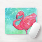 Tapis de souris de Flamant rose (Avec souris)
