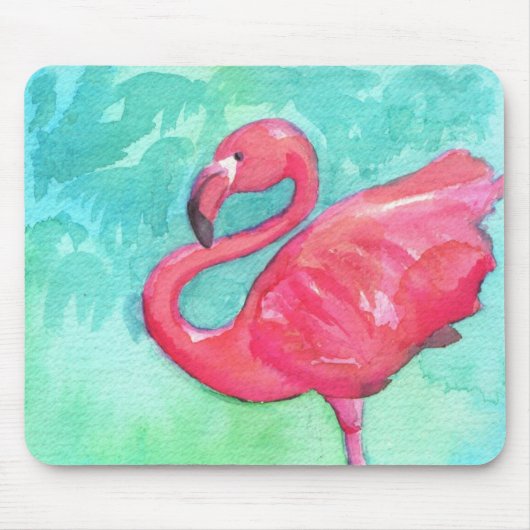 Tapis de souris de Flamant rose (Devant)
