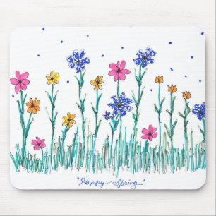 Tapis de souris de fleur