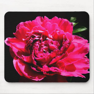 Tapis de souris de fleur de pivoine