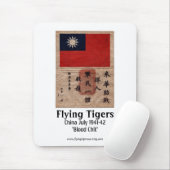 Tapis de souris de Flying Tigers - note de sang (Avec souris)