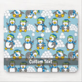 Tapis de souris de fond de petits pingouins (Devant)