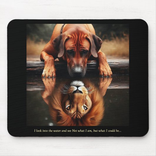 Tapis de souris de force de réflexion Rhodésien (Devant)