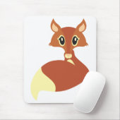 Tapis de souris de Fox de Kawaii (Avec souris)