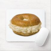 Tapis de souris de fromage du bagel w/Cream (Avec souris)