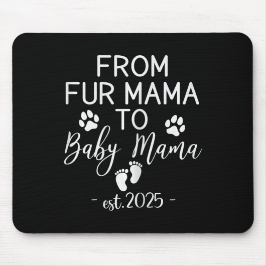 Tapis De Souris De Fur Mama À Ba (Devant)
