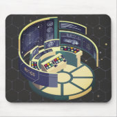 Tapis de souris de galaxie de pont en vaisseau (Devant)