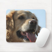 Tapis de souris de golden retriever (Avec souris)