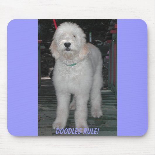 Tapis de souris de Goldendoodle (Devant)
