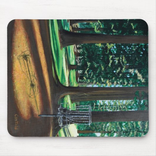Tapis de souris de golf de disque (Devant)