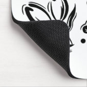 Tapis de souris de graphique de fleur (Coin)