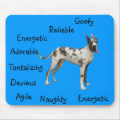 Tapis de souris de great dane (Devant)