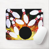 TAPIS DE SOURIS de GRÈVE de CUVETTE de BOWLING par (Avec souris)