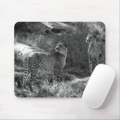 Tapis de souris de guépard (Avec souris)